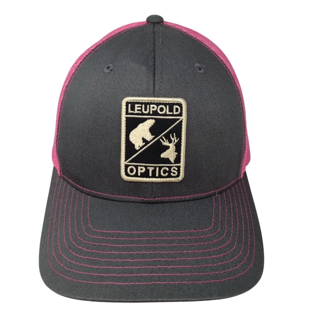 Leupold Optics Snapback Trucker Hat Multicolor OSFA Adjustable Mesh Back